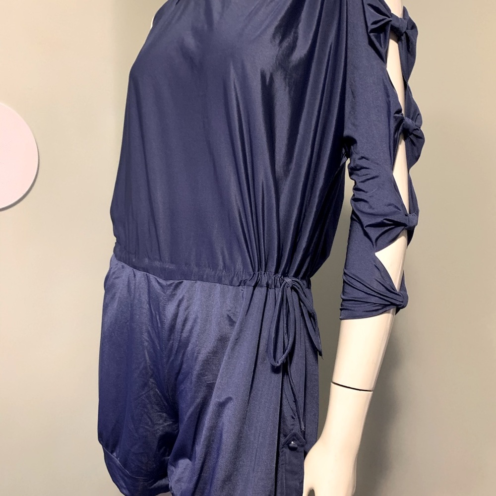 Super Cute BCBG Blue Romper